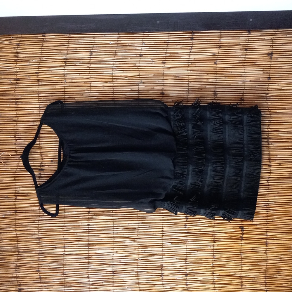 Aiden Mattox Fringe Dress size4